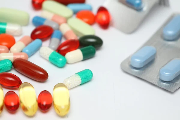 Pills background — Stock Photo, Image