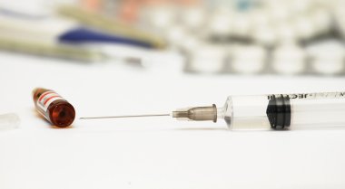 Tıp Şişeler ve hap raf