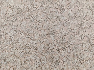 Sebze desenli gri bej desen 