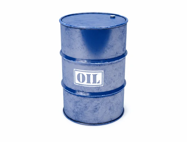 Isolated 3D Oil Barrel — Stock Photo, Image