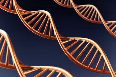 3D Dna sarmalı arka plan.