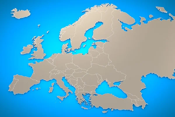 Europe Map Background — Stock Photo, Image