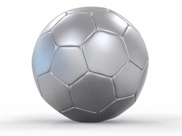 3D isolerade Soccer Ball bakgrund Stockbild