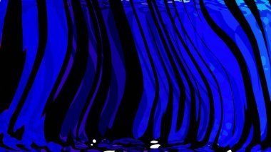 Gölgeli sualtı kaplan çizgileri