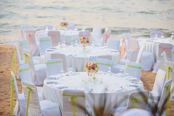 Luogo Nozze Sulla Spiaggia — Foto Stock