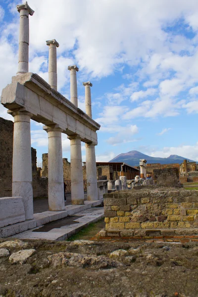 Close-up templo de pompeia — Fotografia de Stock