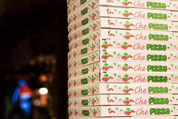 Caja para servicio de pizza —  Fotos de Stock