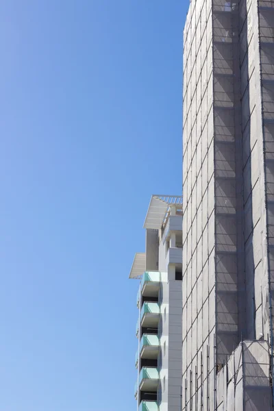 Before and after the work on the structure — Stock Photo, Image