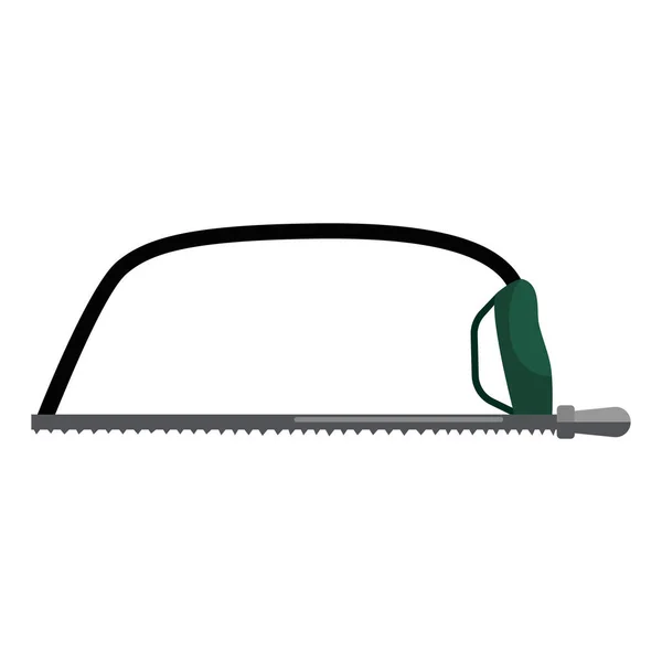 배경에는 녹색이 고립되어 있었다 형태는 평평하다 Garden Tool Vector Illustration — 스톡 벡터