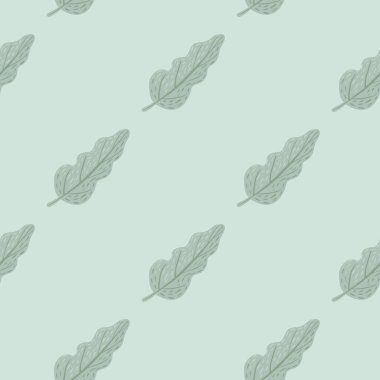 Soluk mavi ağaç elementleriyle minimalist doğa kusursuz desen. Vintage çiçek şekilleri. Stok çizimi. Tekstil, kumaş, hediye paketi, duvar kağıtları için vektör tasarımı.