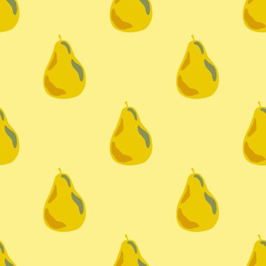 Dekoratif inci süslemeli, kusursuz yaz deseni. Sarı renkli parmak izi. Stok çizimi. Tekstil, kumaş, hediye paketi, duvar kağıtları için vektör tasarımı.