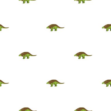 Geometrik izole edilmiş, Jurassic Dinazorlar siluetleri var. Ankylosaurs arka planı. Stok çizimi. Tekstil, kumaş, hediye paketi, duvar kağıtları için vektör tasarımı.