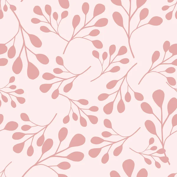 Garten Exotischen Stil Nahtlose Muster Rosa Und Lila Tönen Mit — Stockvektor
