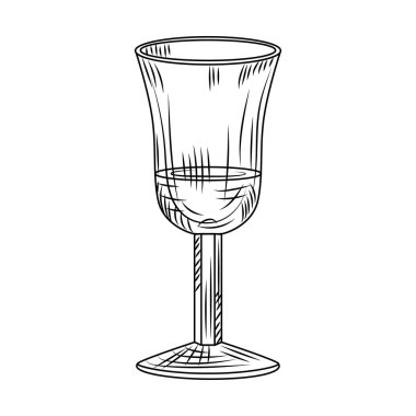 Tam cam işlemeli maotai stili beyaz arka planda izole edilmiş. Klasik eskiz, siyah taslak, yakın plan. Vektör illüstrasyon tasarımı.