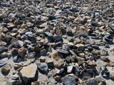 kahverengi gri kum taşı perspektifi derin gölgeler ve parlak ayrıntılar web sitesi mimari sunumu için arka plan olarak görünüm