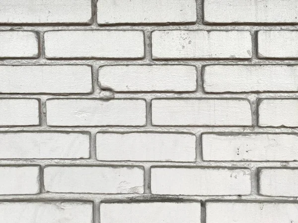 Λευκό Πλύσιμο Ξεπερασμένο Μοντέρνο Στυλ Τούβλο Τοίχο Closeup Προβολή Βαθιές — Φωτογραφία Αρχείου