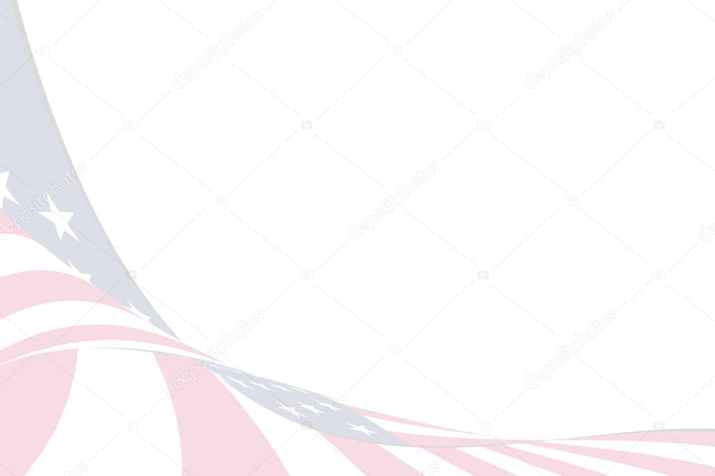askew gradient american flag background illustration for slide card presentation graphic