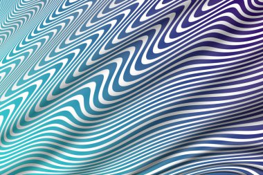 mor ve gök mavisi yeşil dalgalar beyaz arkaplan çizimleriyle örtüşür