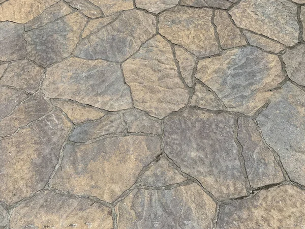 Decorativo Driveway Padrão Pedra Granito Pedra Efeito Fundo Construção — Fotografia de Stock