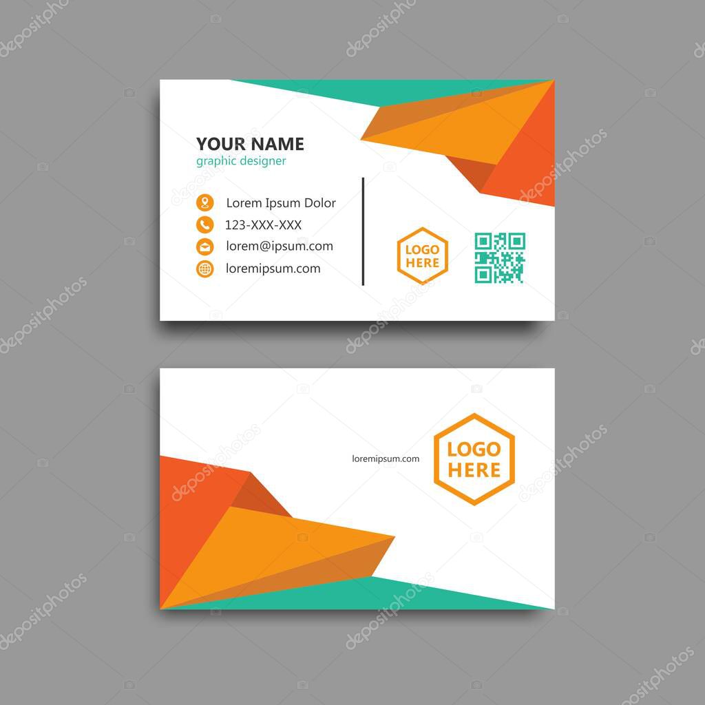 Business cards Template Design, can be used immediately