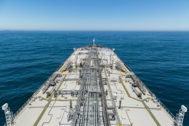 Tanker gemi deniz manzarası için devam