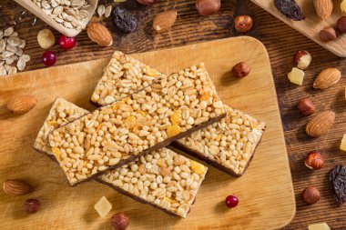 Müsli barlar, granola barlar, enerji barlar
