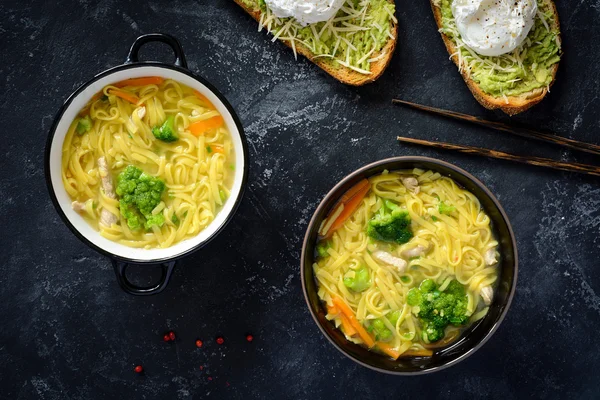 Ramen, mangkuk sup mie asia — Stok Foto