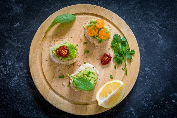 Set de bocadillos tostados — Foto de Stock