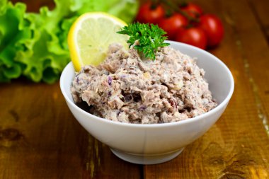 Creamy tuna salad clipart
