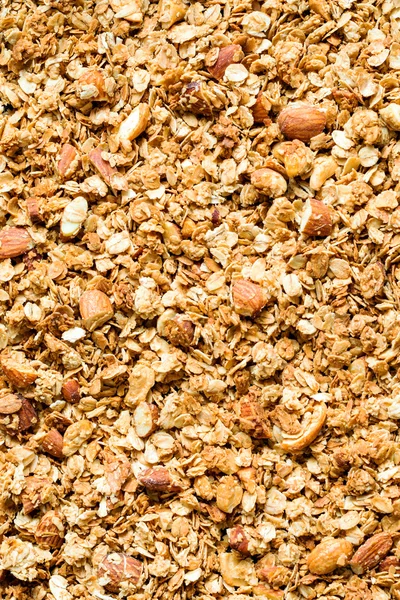 Caseiro granola fundo — Fotografia de Stock
