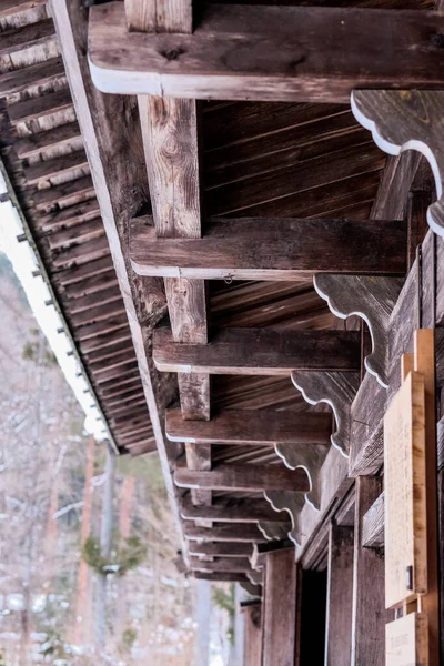 Střešní Nosník Tradičním Japonském Stylu — Stock fotografie