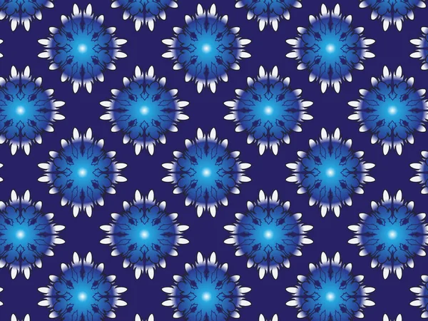 Multiplication Crystals Dark Blue Background — Stock Photo, Image