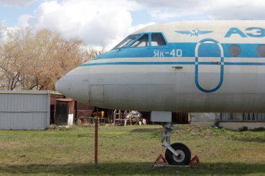 Yak-42 orta menzilli üç motorlu yolcu uçağıdır. Yolcu jet uçağı müzeye uzun bir süre yanaştı.