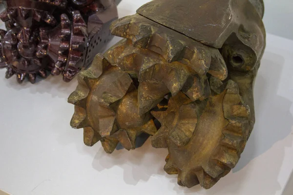 Drill bit used in oil production. A drill bit used in the oil industry.