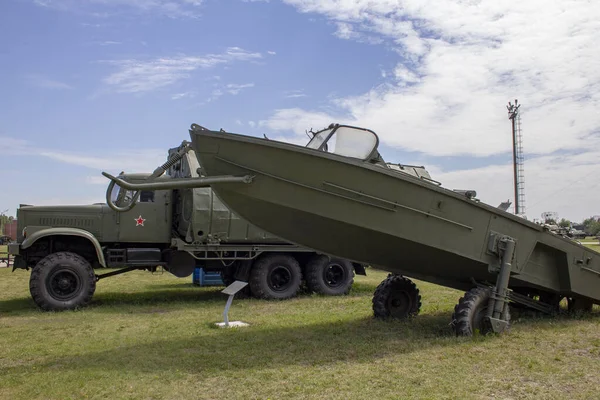 Bmk 150 Motorboot Schleppen Park Der Technikgeschichte Nach Benannt Sacharow — Stockfoto