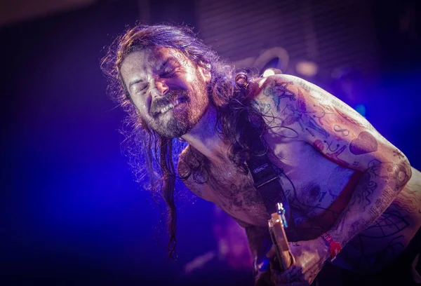 Biffy Clyro Performing Stage Music Festival — Stock Photo, Image