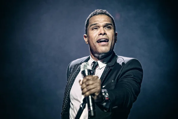 Maxwell Performing Ziggo Dome Amsterdam — Stock Photo, Image