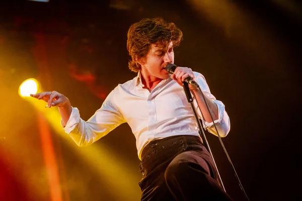 Last Shadow Puppets Actuando Festival Música Lowlands — Foto de Stock