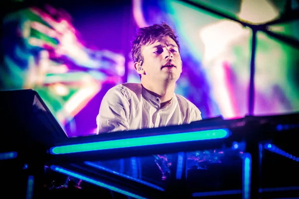 Flume Performing Stage Music Festival — Stock Photo, Image