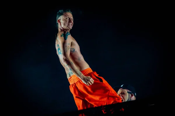 Die Antwoord Apresentando Palco Durante Festival Música — Fotografia de Stock