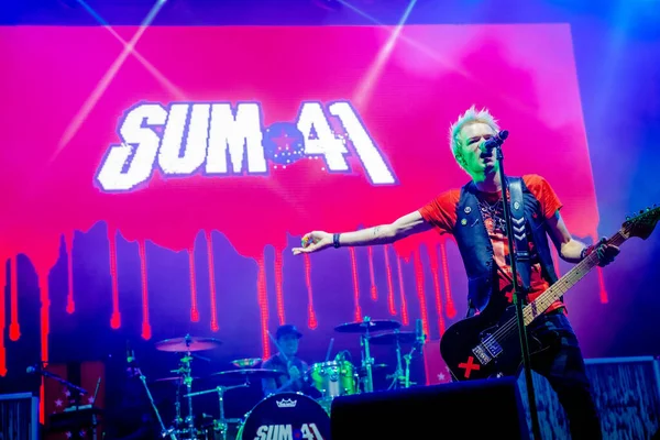 Sum Performing Lowlands Music Festival — Stock Photo, Image