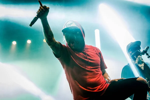 Hollywood Undead Performing Lowlands Music Festival Biddinghuizen — Stock Photo, Image