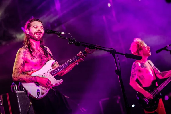 Biffy Clyro Actuando Escenario Durante Festival Música — Foto de Stock