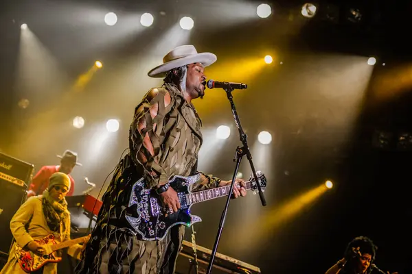 Angelo Performing Stage Music Festival — Stock Photo, Image