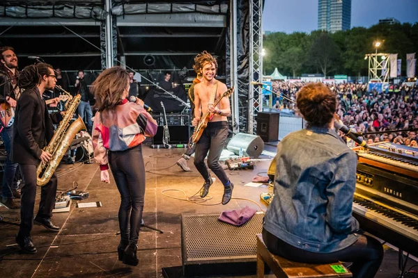 Jett Rebel Vystupuje Bevrijdingsfestival — Stock fotografie