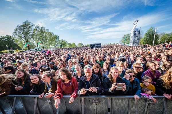 Jett Rebel Treedt Bevrijdingsfestival — Stockfoto