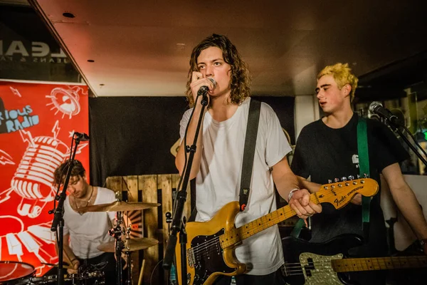 Vant Treedt Tijdens Eurosonic Muziekfestival — Stockfoto