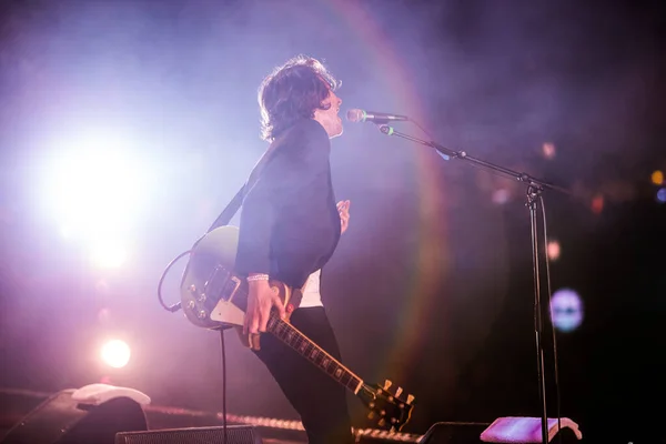 Jett Rebel Δίνει Παράσταση Στο Φεστιβάλ Bevrijdingsfestival — Φωτογραφία Αρχείου