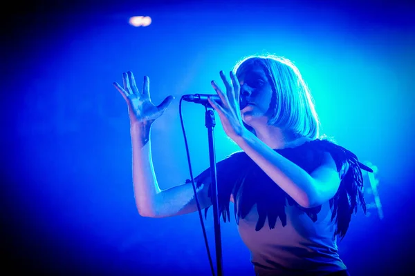 Aurora Performing Eurosonic Music Festival — Stock Photo, Image