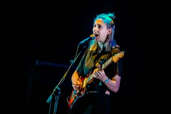 Torres Primavera Apresentando Palco Durante Festival Música — Fotografia de Stock